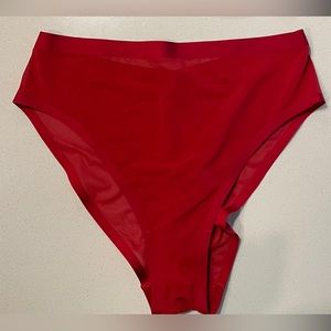 Cuup Underwear Size 3 Medium The Highwaist Mesh Cerise